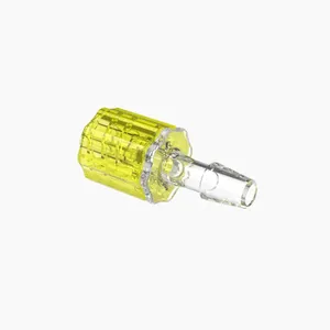 ELDON JAMES LMRLN-2.5CVU-Y Male Lock and Nut Assembly, 5/32 Inch Inside Dia., Crystal, Yellow | CJ8HAY