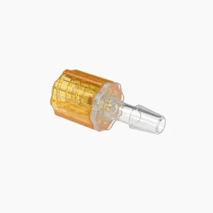 ELDON JAMES LMRLN-2.5PP-O Male Lock and Nut Assembly, 5/32 Inch Inside Dia., Polypropylene, Orange | CJ8HBK