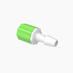 ELDON JAMES LMSLN-3MN-L-QC Stationary Male Luer, Lock 3/16 Barb Size, Medical Nylon, Lime | CJ8HNA