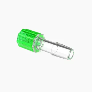 ELDON JAMES LMRLN-4CVU-L Male Lock and Nut Assembly, 1/4 Inch Inside Dia., Crystal, Lime | CJ8HDM