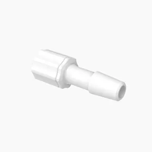 ELDON JAMES LMSLN-4MN-QC Stationary Male Luer, Lock 1/4 Barb Size, Medical Nylon, Natural | CJ8HPA