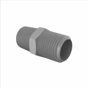 ELDON JAMES N8PVDF Gray PVDF Nipple, 1/2 NPT Size | CJ8HYE