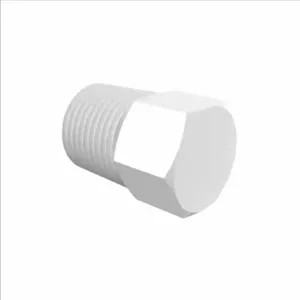 ELDON JAMES P2PP Animal Derivative Free Polypropylene Threaded Plug, 1/8 NPT Size | CJ8JER