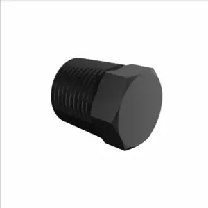 ELDON JAMES P6GFBN Glass Filled Black Nylon Plug, 3/8 NPT Size | CJ8JGE