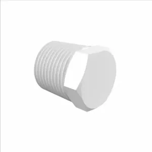 ELDON JAMES P8S80PP Plug, Schedule 80 1/2 NPT Size, Non Animal Derived Polypropylene | CJ8JGZ