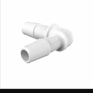 ELDON JAMES RL5-4WN Reduction Elbow, 5/16 x 1/4 Inch Size, White Nylon | CJ8JTY