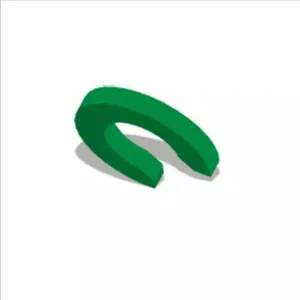 ELDON JAMES SCRGN Color Coded Clip Ring, Green | CJ8KNM