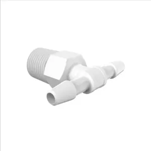 ELDON JAMES T2-2.5WN White Nylon Tee, 1/8 NPT Size, 5/32 Inch Inside Dia. | CJ8LGY