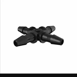 ELDON JAMES X0-3-200BN Cross, 3/16 Inch Inside Dia., Black Nylon | CJ8LYT