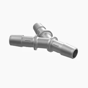 ELDON JAMES Y0-6SS Y Connector, 3/8 Inch Inside Dia., Stainless Steel | CJ8MFQ