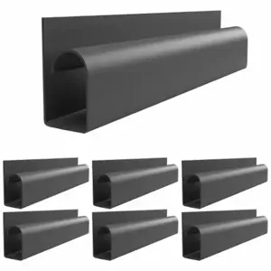 ELECTRIDUCT SR-ED-H-LG-16-6PK-BK Raceway, Black, 16 Inch Length, 1 1/8 Inch Width, 2 1/4 Inch Height, Adhesive Mounting | CP4DTL 801V07