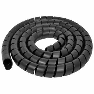 ELECTRIDUCT WL-SW-100-50-BK Spiral Wrap, 1 Inch Width, 50 Ft Lg, Polyethylene, Black, -60 Deg F To 190 Deg F | CP4DUF 800HM7
