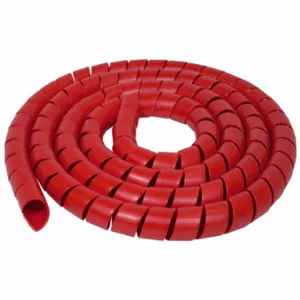 ELECTRIDUCT WL-SW-075-50-RD Spiral Wrap, 3/4 Inch Width, 50 Ft Lg, Polyethylene, Red, -60 Deg F To 190 Deg F | CP4DUZ 800HM5