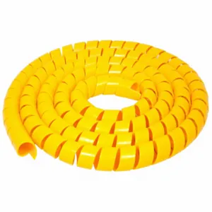 ELECTRIDUCT WL-SW-025-50-YL Spiral Wrap, 1/4 Inch Width, 50 Ft Lg, Polyethylene, Yellow, -60 Deg F To 190 Deg F | CP4DUV 800HL2