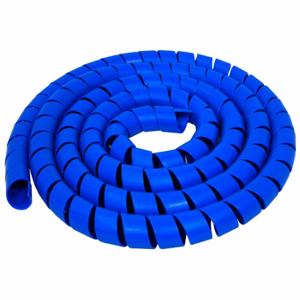 ELECTRIDUCT WL-SW-125-50-BL Spiral Wrap, 1 1/8 Inch Width, 50 Ft Lg, Polyethylene, Blue, -60 Deg F To 190 Deg F | CP4DUB 800HN3