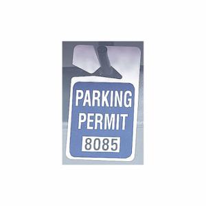 ELECTROMARK 29519801 Tag, Rear View Mirror Tag, Parking Permit, 801-900, 2 3/4 Inch Width, 100 PK | CP4FUL 9L469