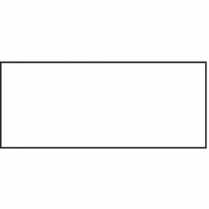 ELECTROMARK C113B3 Identification Label, 1 1/2 Inch Size Width, 5/8 Inch Size Ht, White, Rectangle, Aluminum | CN9QKQ 8AUD1