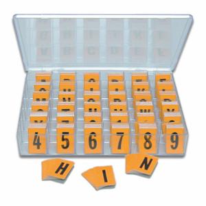 ELECTROMARK REFLKO1.0D Letter Label, 1 Inch Character Height, D, 25 Pieces, Individual Characters, 25 PK | CP4FHE 8CM13