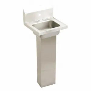 ELKAY CHSP17161 Handwash Sink, Splash, 12 x 9 1/4 Inch Bowl Size, 6 Inch Bowl Depth, 1 Faucet Hole | CJ2KFP 52JY57