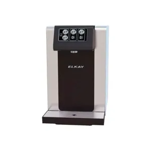 ELKAY DSBSH130UVPC Plumbed Water Dispenser, Countertop, 16 1/2 Inch Height, 10 1/4 Inch Width | CJ3APD 437T22