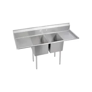 ELKAY E2C16X20-2-18X Scullery Sink Without Faucet 70 Inch Length | AA3RYK 11U316