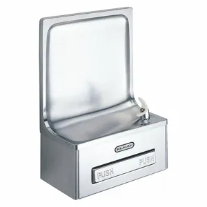 ELKAY EDFP19C Single Drinking Fountain, In-Wall, Non-Filtered, Non-Refrigerated, 23 7/8 Inch Height | CJ3JFR 34J924