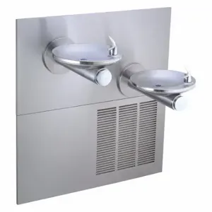 ELKAY ERPBM28K Two-Level Drinking Founta Inch, In-Wall, Non-Filtered, 8 gph at 50 Deg F | CP4FWY 34J965