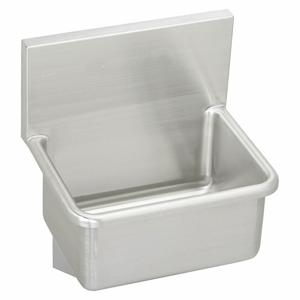 ELKAY ESS21180 Wall Hung Service Sink Kit, Stainless Steel, Silver, 18 x 14 Inch Bowl Size | CJ3TUB 52JY73