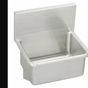 ELKAY ESS25200 Wall Hung Service Sink Kit, Stainless Steel, Silver, 22 x 16 Inch Bowl Size | CJ3TTZ 52JY79