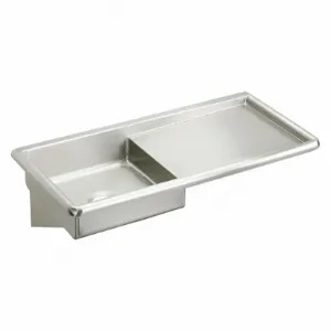 ELKAY ESS4220R Service Sink, Stainless Steel, Silver, 17 x 17 Inch Bowl Size, 6 Inch Bowl Depth | CJ3HDT 52JY82