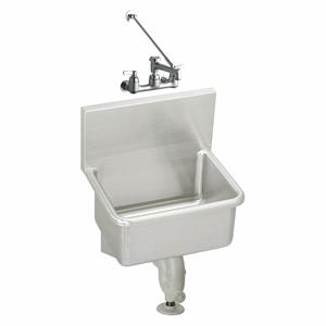 ELKAY ESSW2319C Service Sink Kit, 4 Inch Size, Dual Manual Lever Faucet Handle, Stainless Steel | CJ3HEJ 52JY92
