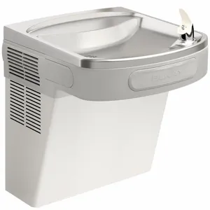 ELKAY EZS8S Single Drinking Fountain, On-Wall, 19 7/8 Inch Height, Stainless Steel, Non-Filtered | CJ3JFT 34J988