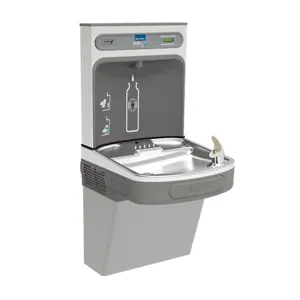 ELKAY EZS8WSL2K Bottle Filling Station With Single Ada Cooler, Refrigerated, Light Gray, 220V | CY3MFZ