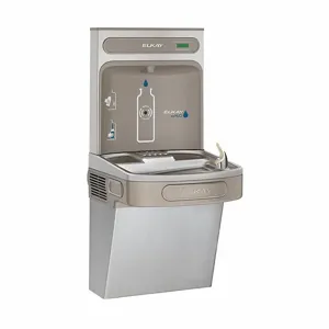 ELKAY EZS8WSSK Drinking Fountain, With Bottle Filler, Refrigerated, 39 1/8 Inch Height, SS | CJ2ATN 28PP51