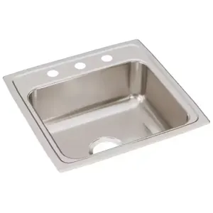 ELKAY LR19193 Drop-in Sink With Faucet Ledge 19 Inch Width | AC8HNY 3AEF5