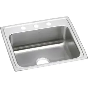 ELKAY LR22193 Drop-in Sink With Faucet Ledge 22 Inch Length | AE2MTC 4YK13