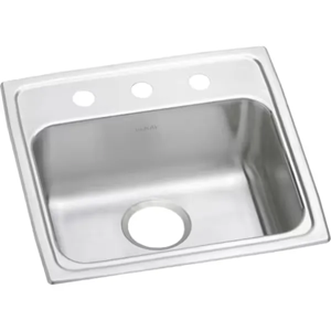 ELKAY LRAD1919553 Drop-in Sink With Faucet Ledge 19 Inch Width | AA3RYV 11U325