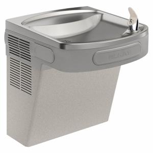 ELKAY LZS8LF Single Drinking Fountain, On-Wall, Refrigerated, 19 7/8 Inch Height, Gray, Filtered | CJ3JFV 34K034