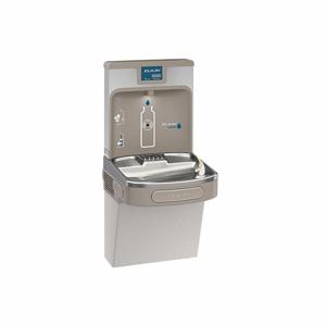 ELKAY LZS8WSLP Drinking Fountain, With Bottle Filler, Refrigerated, 39 1/2 Inch Height, Gray | CJ2ATG 39AM86