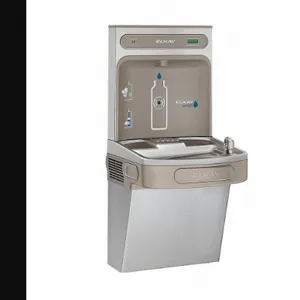 ELKAY LZS8WSVRSK Drinking Fountain, With Bottle Filler, 19 Inch Depth | CJ2ATP 34K037