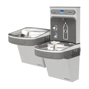 ELKAY LZSTL8WSS2K Bottle Filling Station With Versatile Bi Level Ada Cooler, Filtered, Refrigerated, 220V | CY3MHW