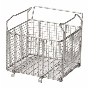 ELMA ULTRASONICS Basket for Xtra ST 300H Mesh Basket, 6 45/64 Inch Height, 9 Inch Length, 10 Inch Width, Stainless Steel | CN2RXF X-tra basic 300 basket / 36C072