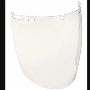 ELVEX WELFS12PC Delta Plus Clear Shield, Clear, Polycarbonate, 12 Inch Visor Ht, 8 Inch Visor Wd | CP4GBD 60TZ81