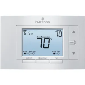 EMERSON 1F85U-22PR Low Voltage Thermostat, Stages Cool 2, Stages Heat 2 | CD2FDG 42PD16