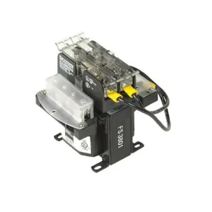 EMERSON E050E Industrial Control Transformer, 120 x 240V Primary, 24V Secondary, 60 Hz, 0.20 x 0.33 /0.20 x 0.33 Inch Slot Size | CM7ZGG