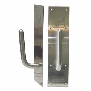 ENCORE SG-101 Door Pull Plate, 16 Inch Lg, Brushed, Stainless Steel | CP4GMK 26Y313