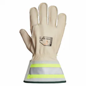 ENDURA 365DLX2M Leather Gloves, Size M, Horsehide, Premium, Glove, Full Finger, Gauntlet Cuff, Unlined | CT2TCF 55ND70