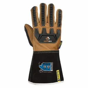 ENDURA 375KGTVBXXX Work Gloves, 3XL 12, 14 Deg F Min Temp, ANSI Cut Level A5, ANSI Impact Level 2, Kevlar | CT2BUU 793WE9