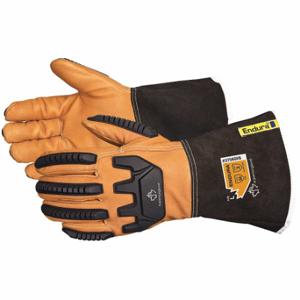 ENDURA 375KGVBXS Leather Gloves, XS, Goatskin, Drivers Glove, ANSI Cut Level A4, Full, Wing Thumb | CP4GYF 60YE39