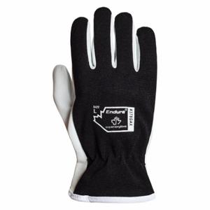 ENDURA 378GAX Gloves, Size M, Goatskin, Glove, Full Finger, Safety Cuff, 12 PK | CT2TBP 55ND46